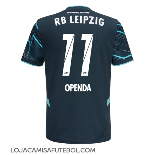 Camisa de Futebol RB Leipzig Lois Openda #11 Equipamento Alternativo 2024-25 Manga Curta